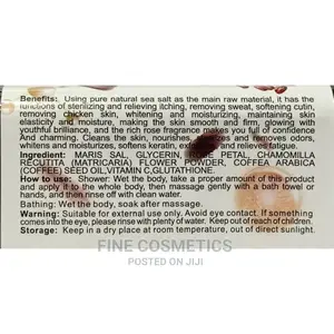 1kg Whitening Dry Sea Salt Bathing Coffee Scrub by Dr MEINAI