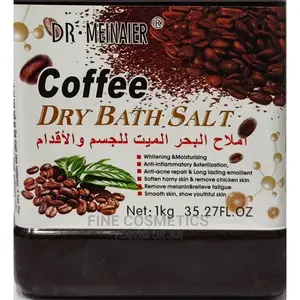 1kg Whitening Dry Sea Salt Bathing Coffee Scrub by Dr MEINAI