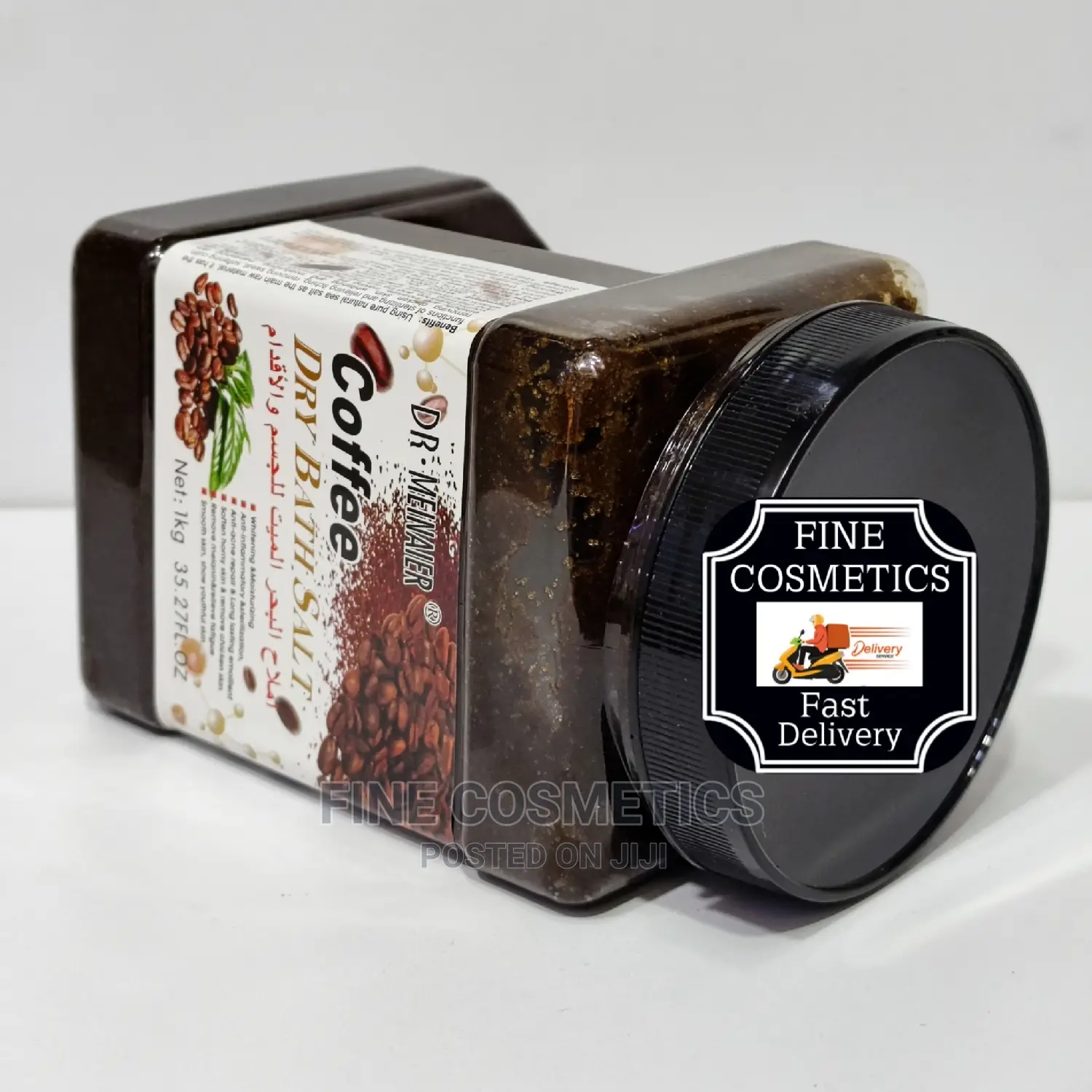 1kg Whitening Dry Sea Salt Bathing Coffee Scrub by Dr MEINAI