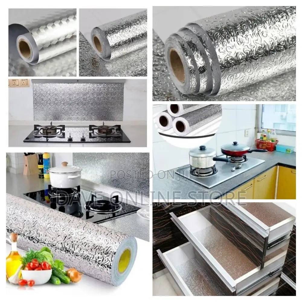 5M Self Adhesive Aluminium Foil Wall Sticker