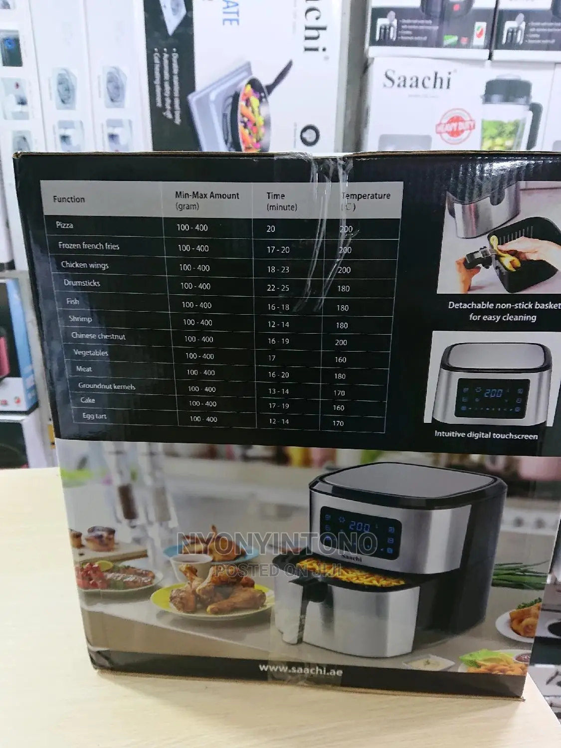 7 Liters Saachi Air Fryer Digital
