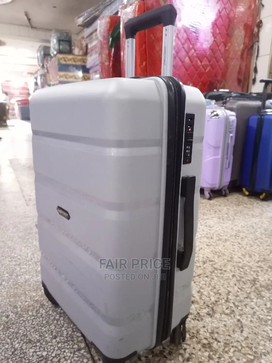 Plastic Suitcases (Gray)