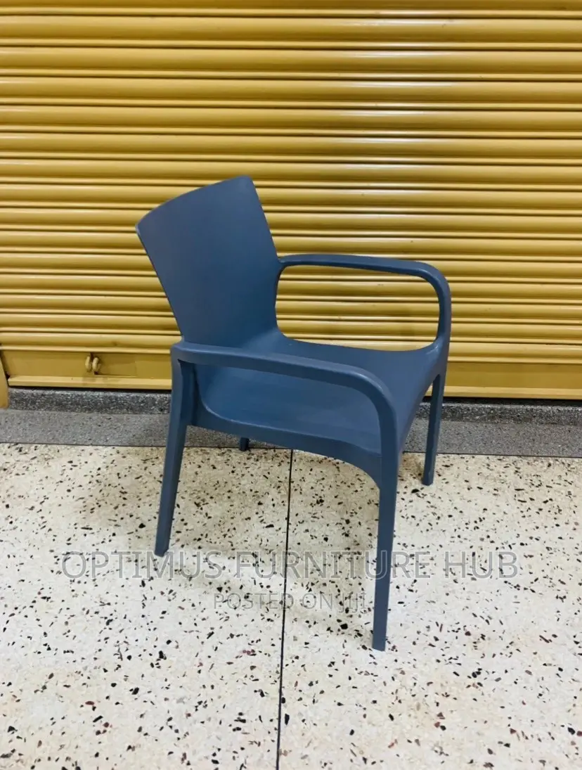 Plastic Chair (All Size, Gray)