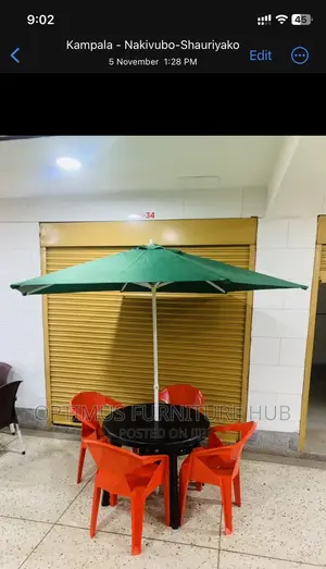 Plastic Combo (Four Chairs, Table Umbrella)
