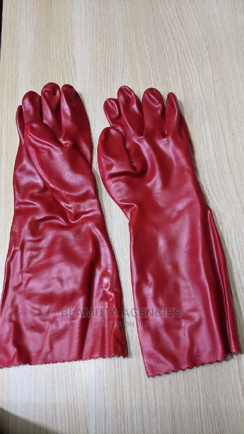 PVC Gloves (Red