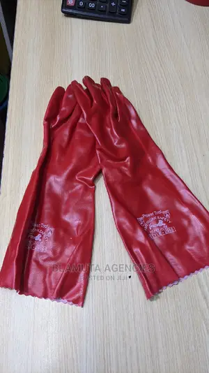 PVC Gloves (Red