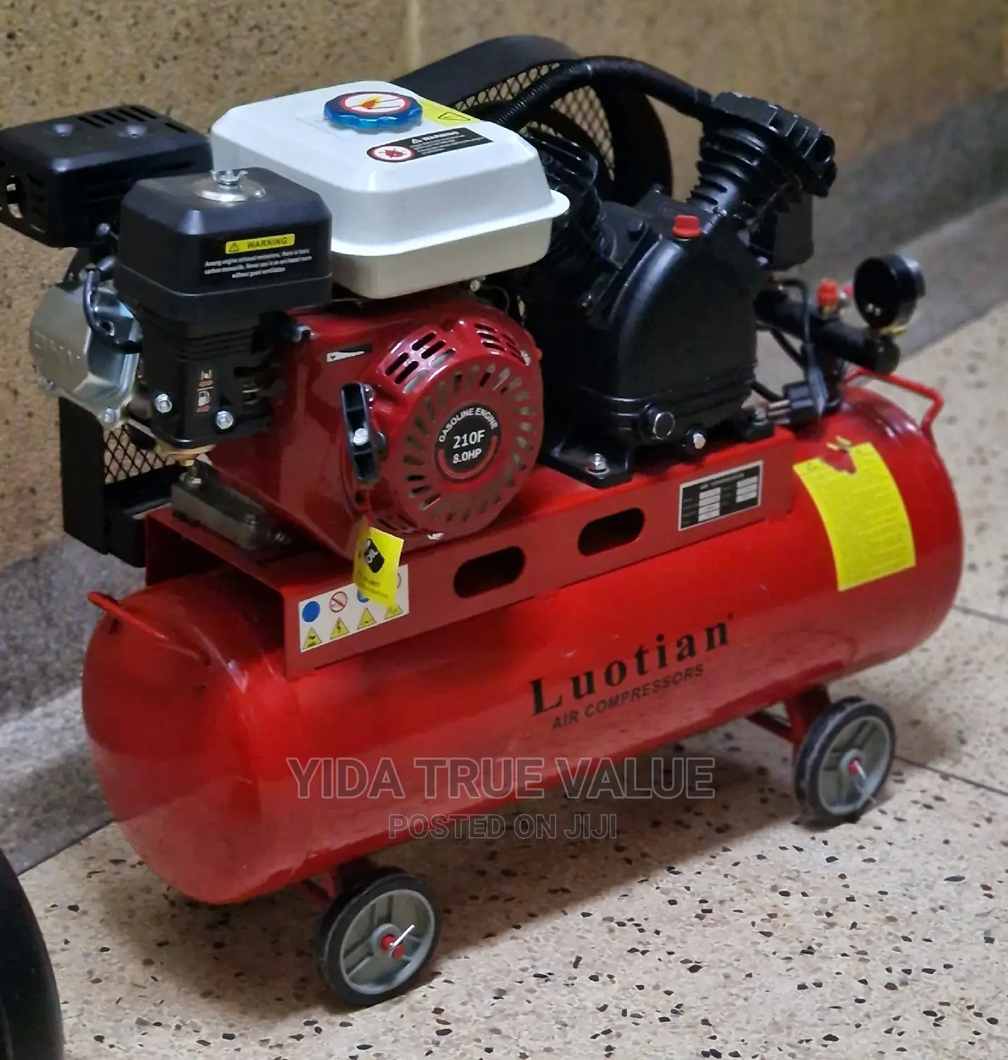 Air Compressor 50 Litres Engine Lutian Brand