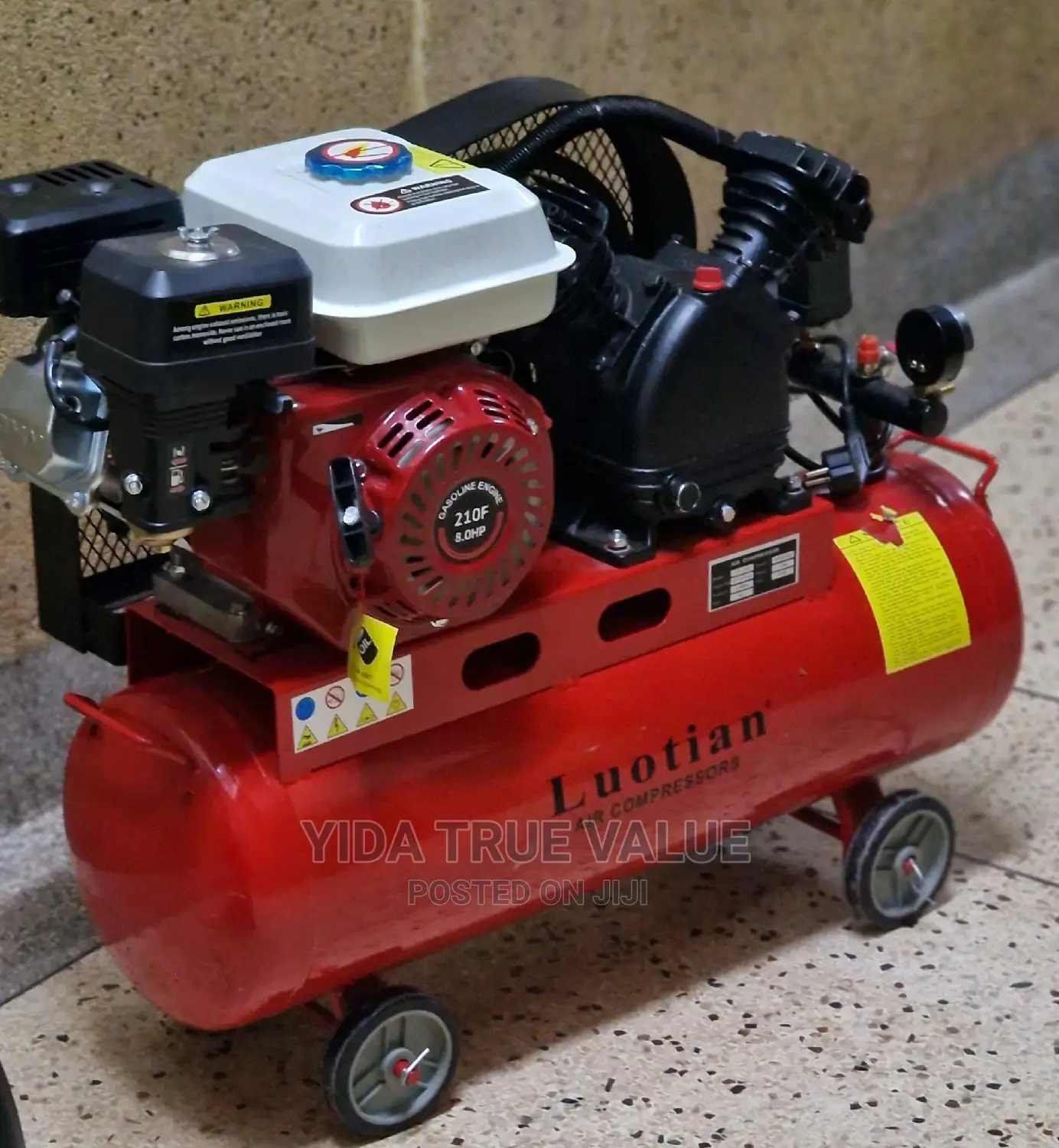 Air Compressor 50 Litres Engine Lutian Brand