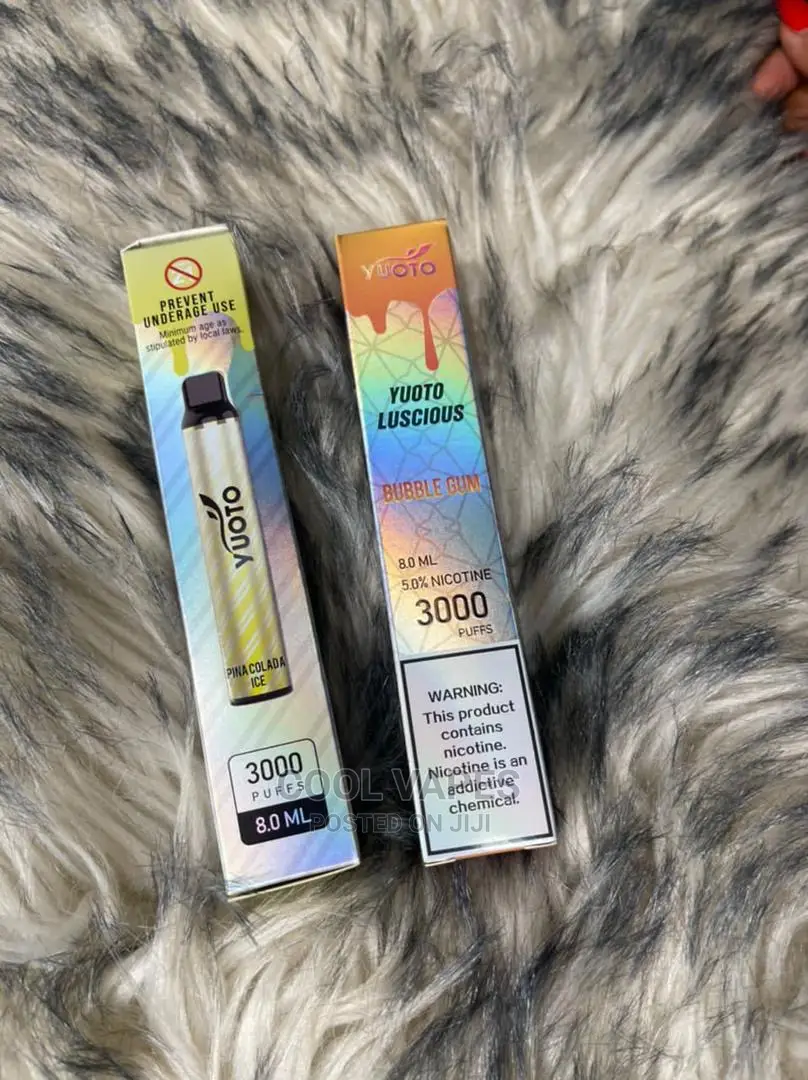 Yuoto 3000 Puffs Vapes / Shisha Pen (Multiple Flavours)