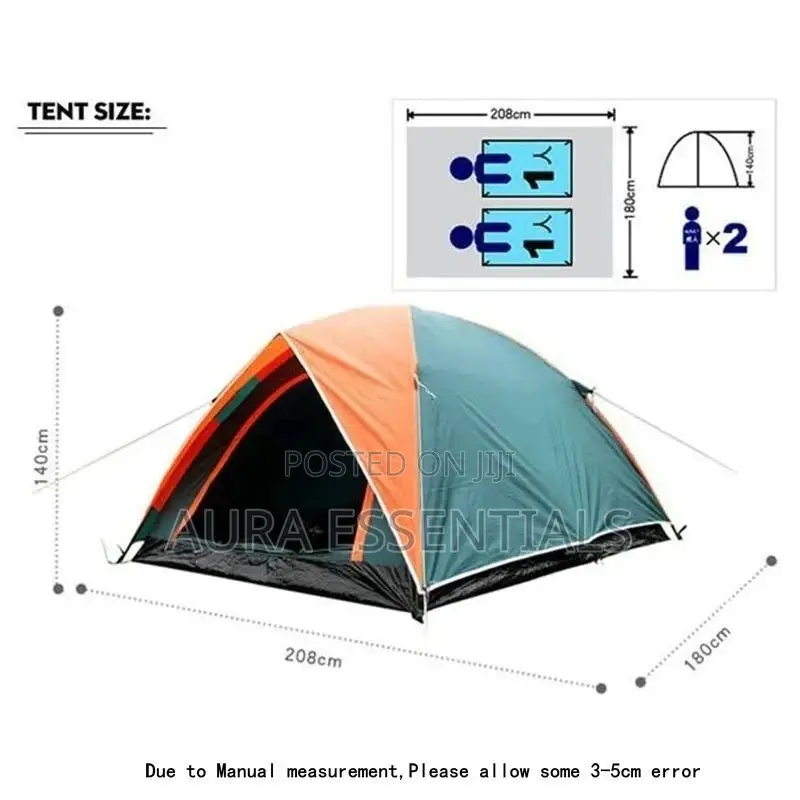 1-2 People Double Layer Camping Tent