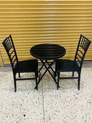 Black Combo (2 Chairs And Table )