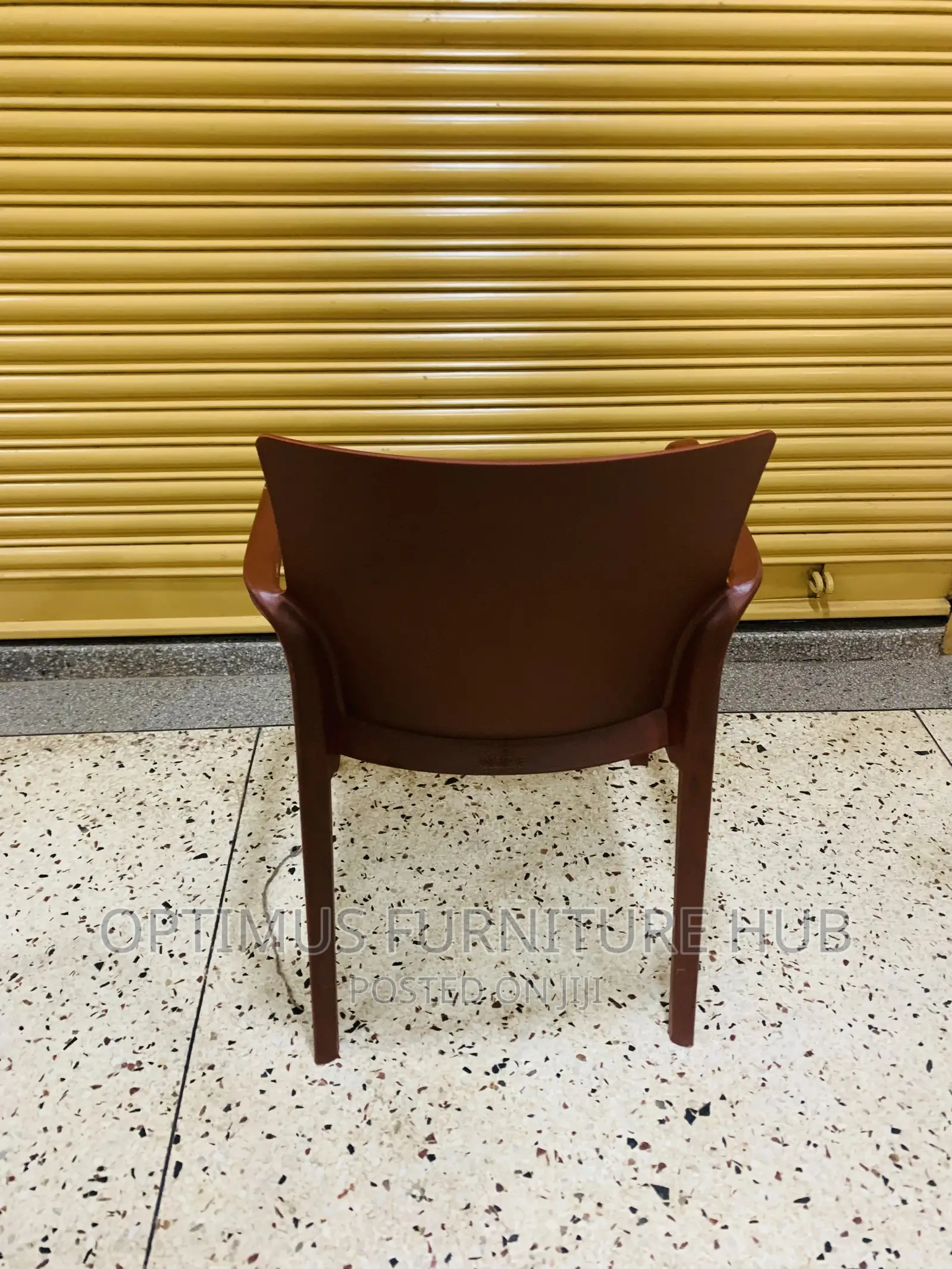 Plastic Chair (All Size, Coffee Brown)