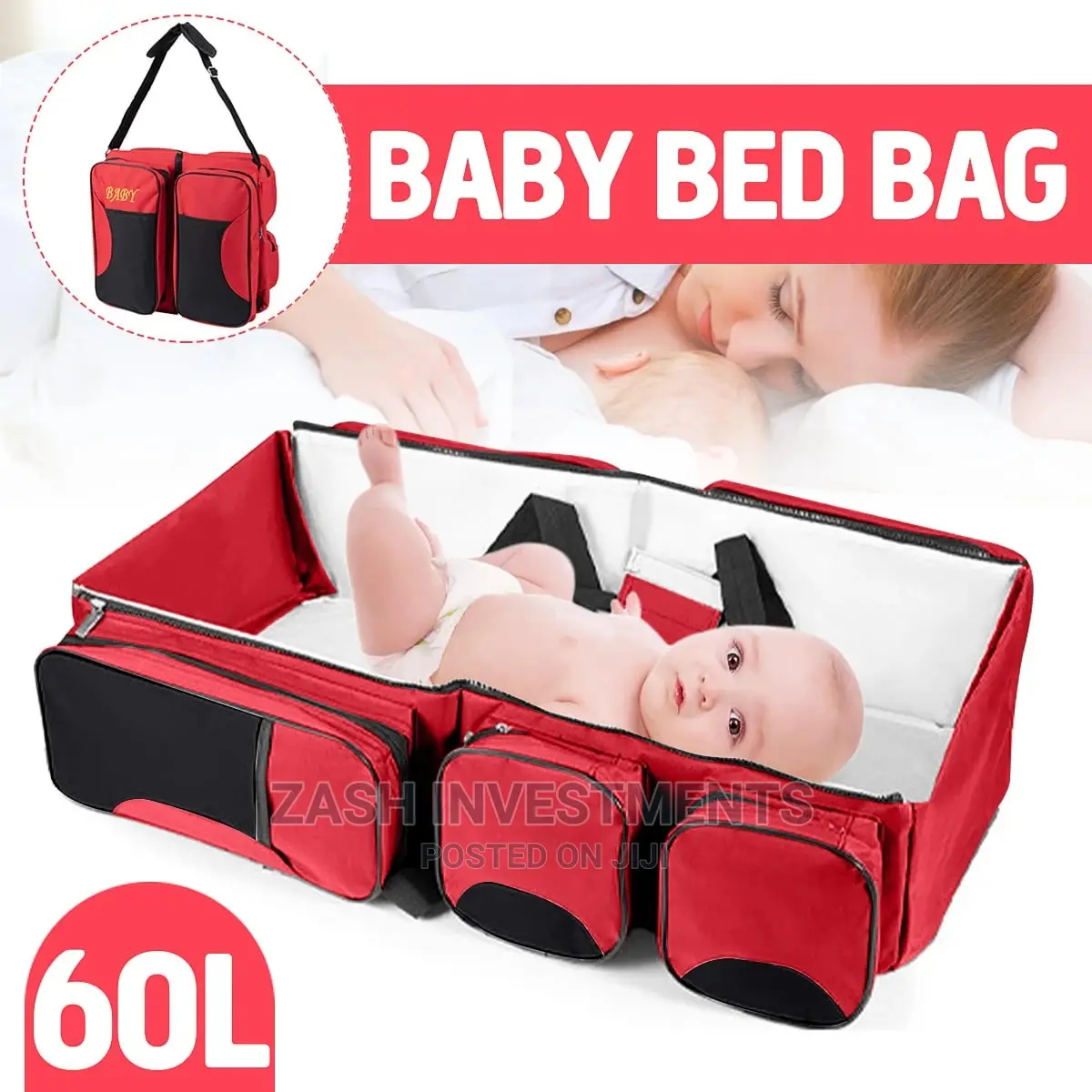 2in1 Baby Bag And Bed