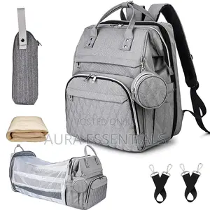Multifunction Baby Diaper Bag and Bed
