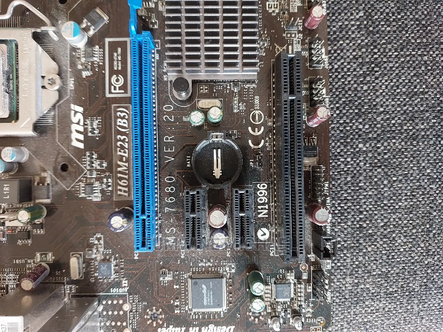 Motherboard With Processor and Ram
