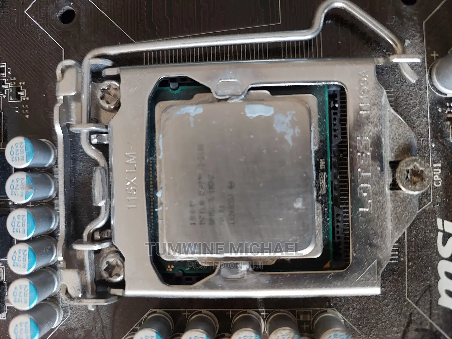 Motherboard With Processor and Ram