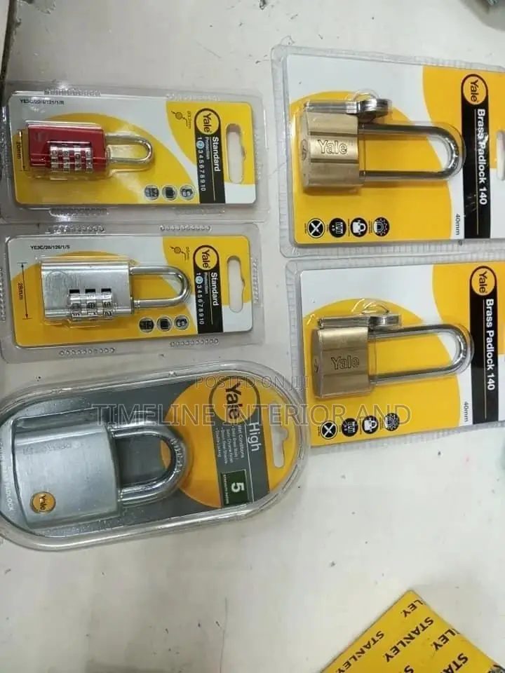 Yale Strong Padlocks.