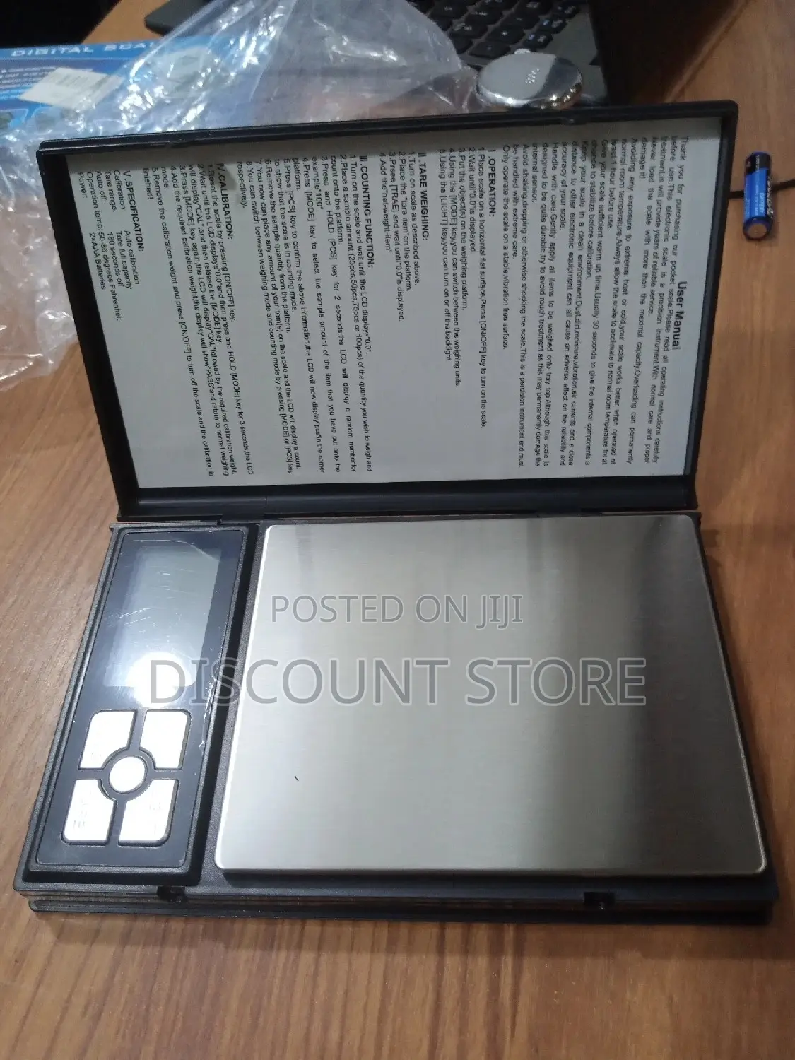 UNIWEIGH Notebook Aeries Digital Scale