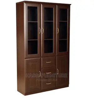 3doors Wooden Bookshelf