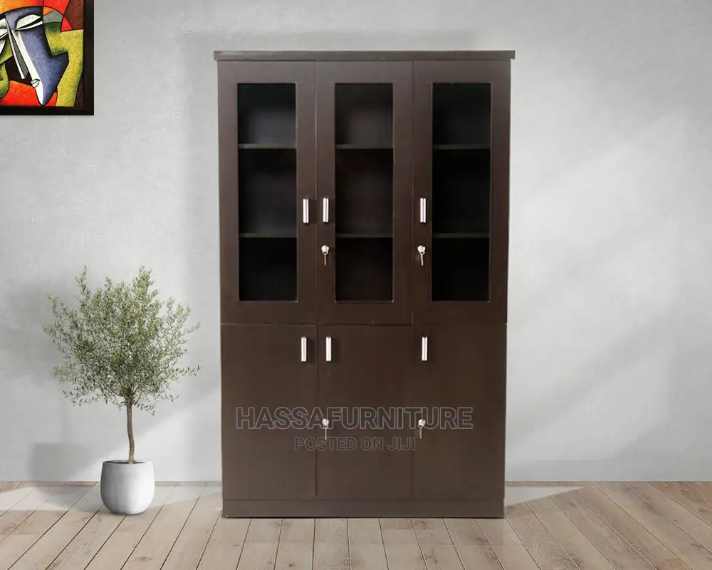 3doors Wooden Bookshelf