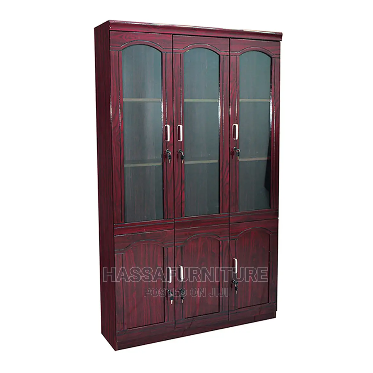 3doors Wooden Bookshelf