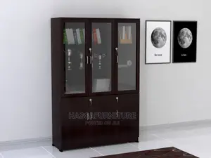 3doors Wooden Bookshelf