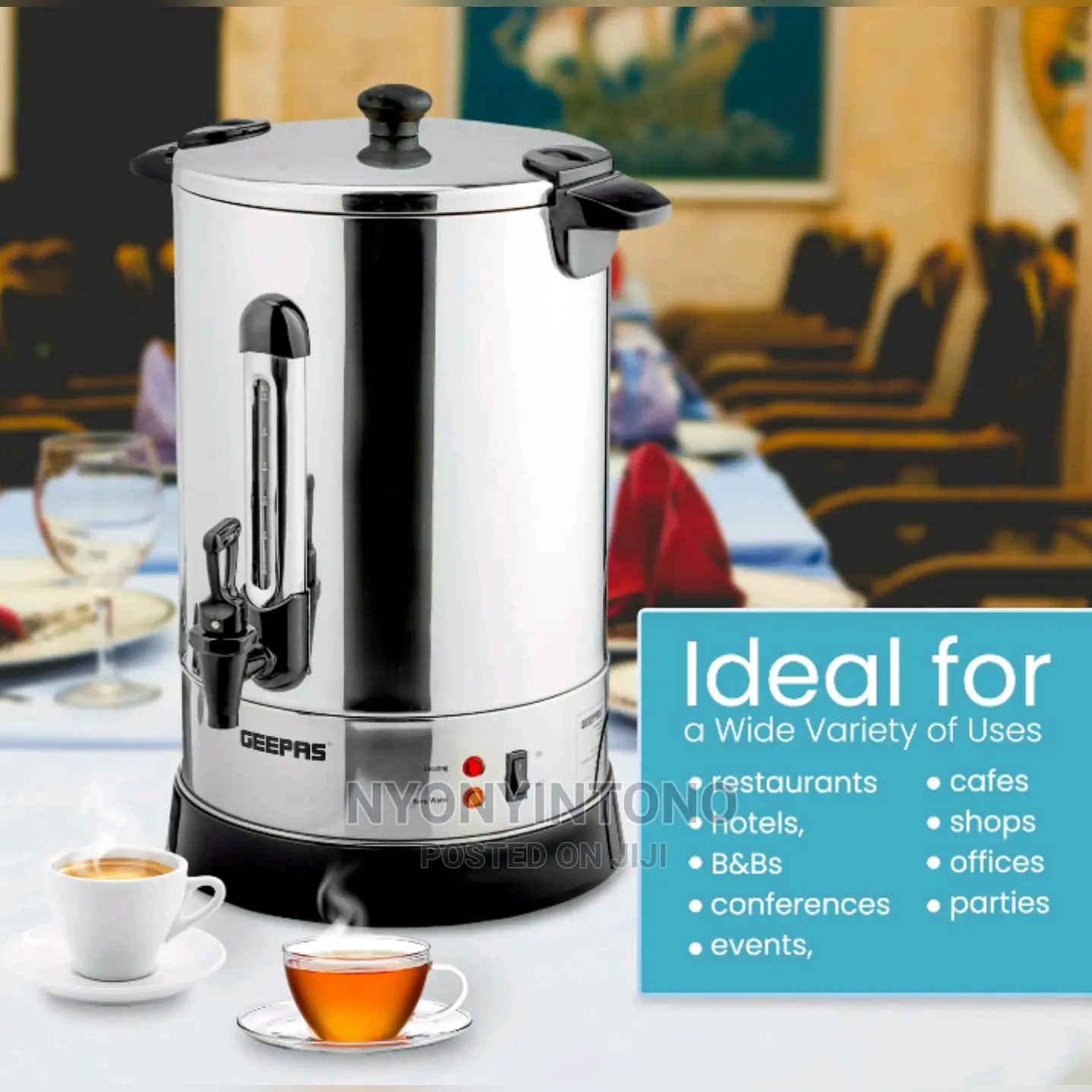 Geepas Water Boiler 10 Litres