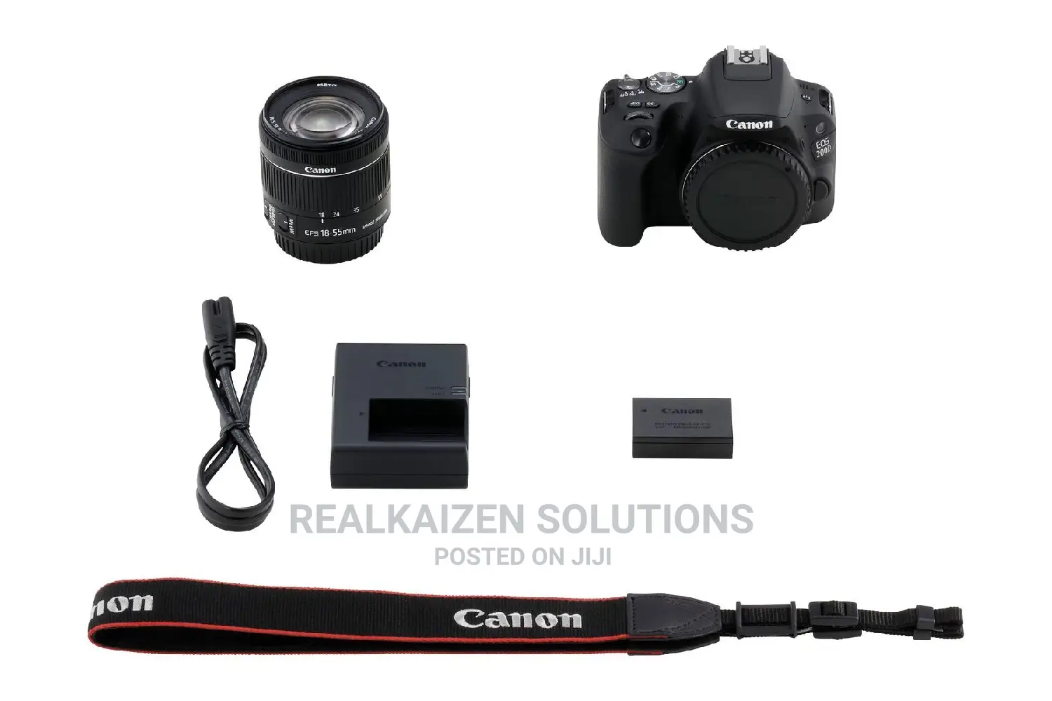 CANON EOS 200D Rebel 18-55mm Wifi NFC Bluetooth Camera