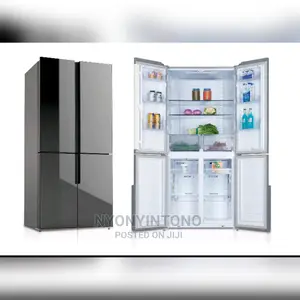 Photo - 561liters Hisense Fridge 4 Door Black Mirror Finish