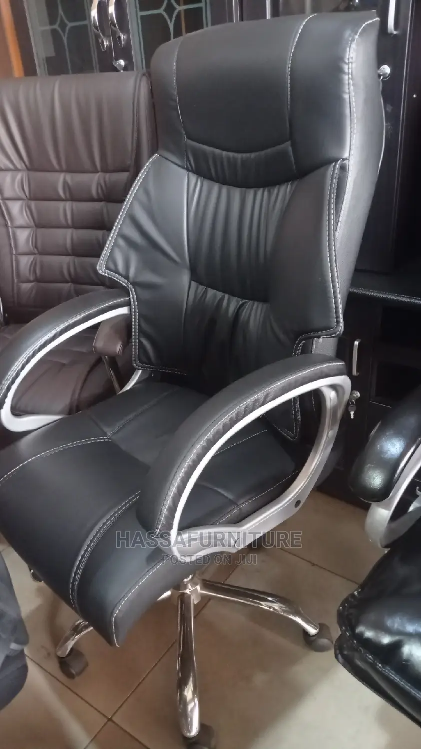 Leather Office Chair High Back