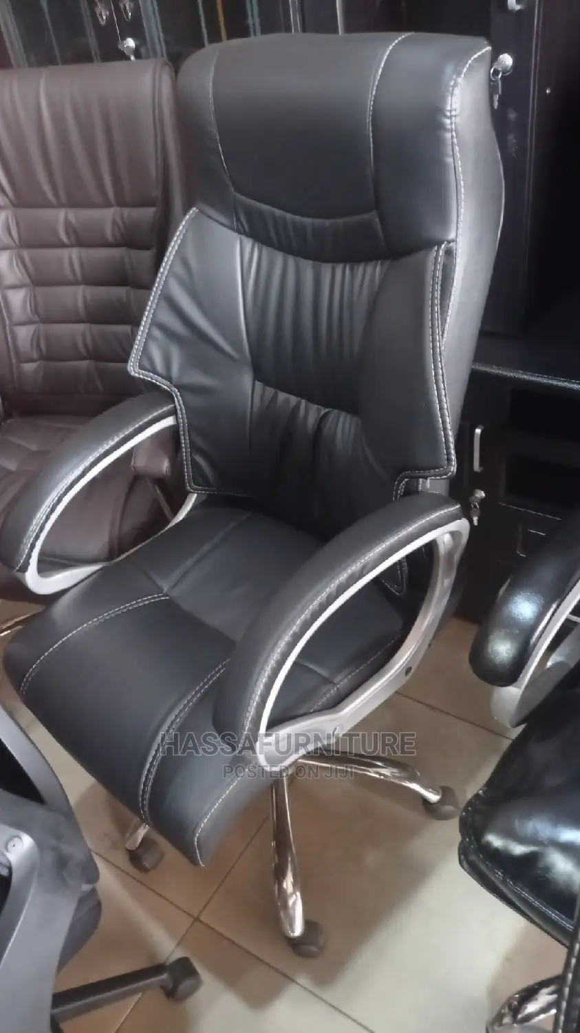 Leather Office Chair High Back