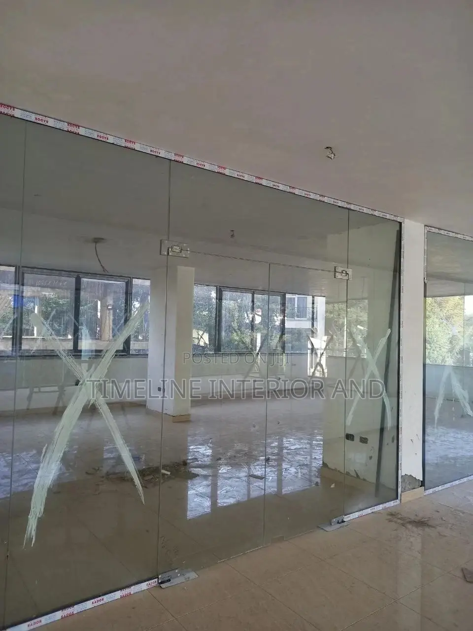 Office Glass Partioning.