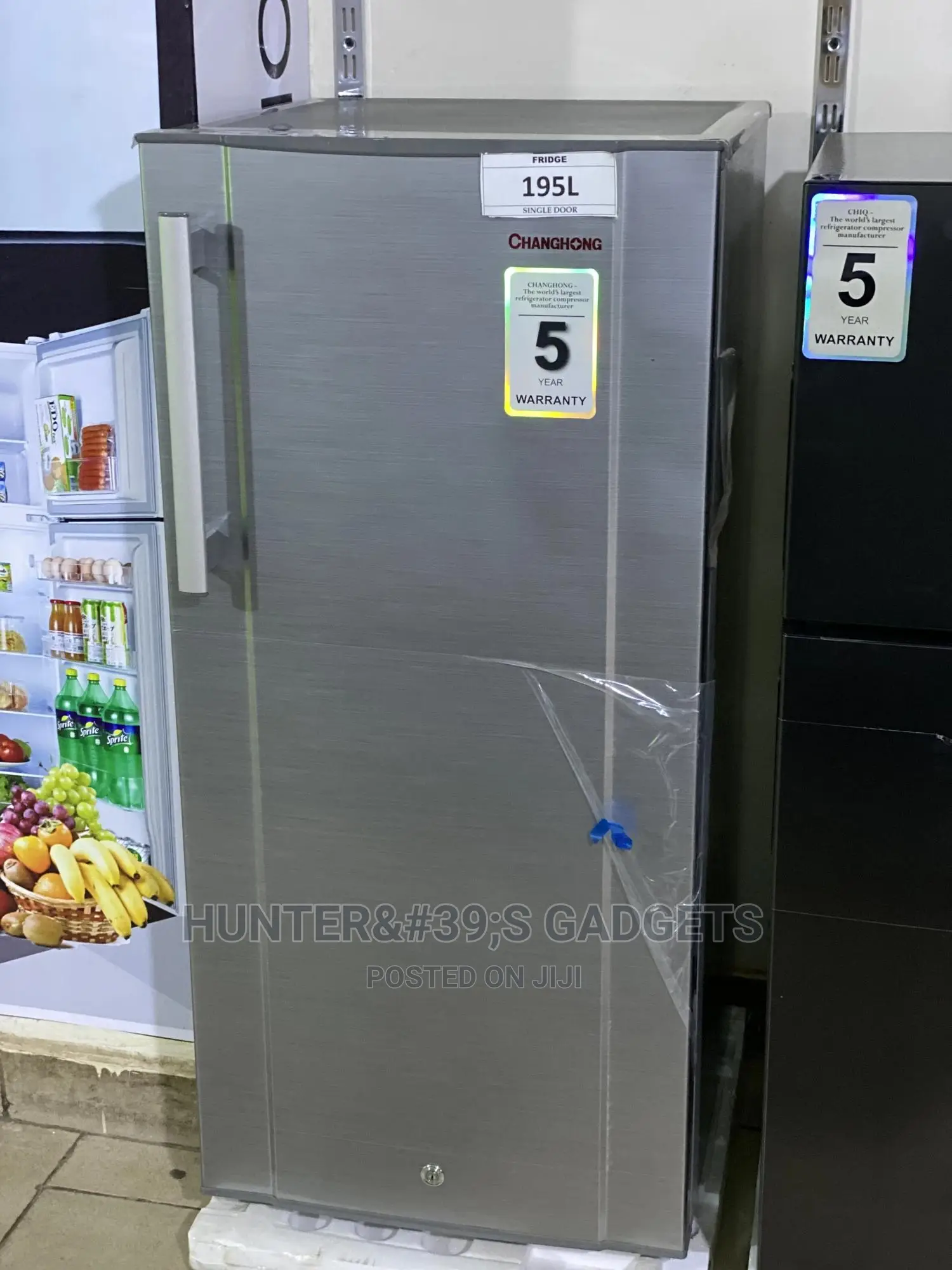 Changhong Single Door Fridge 195litres