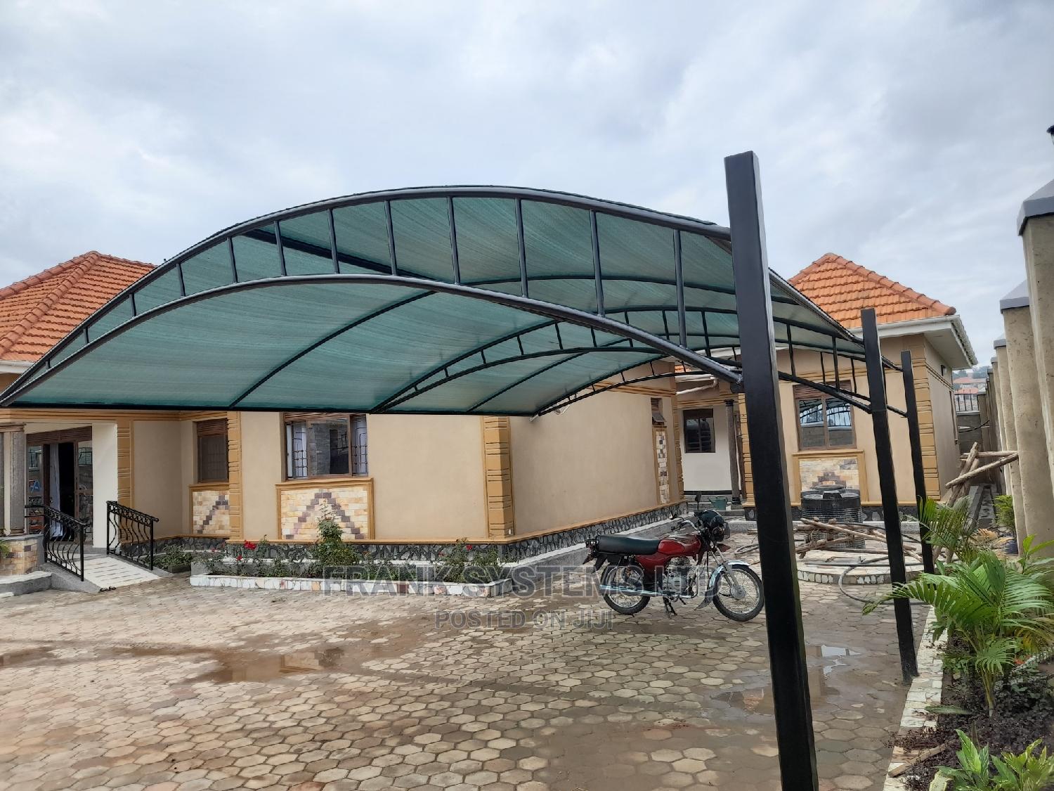 Car Parking Shade Installation in Nakawa Building Materials