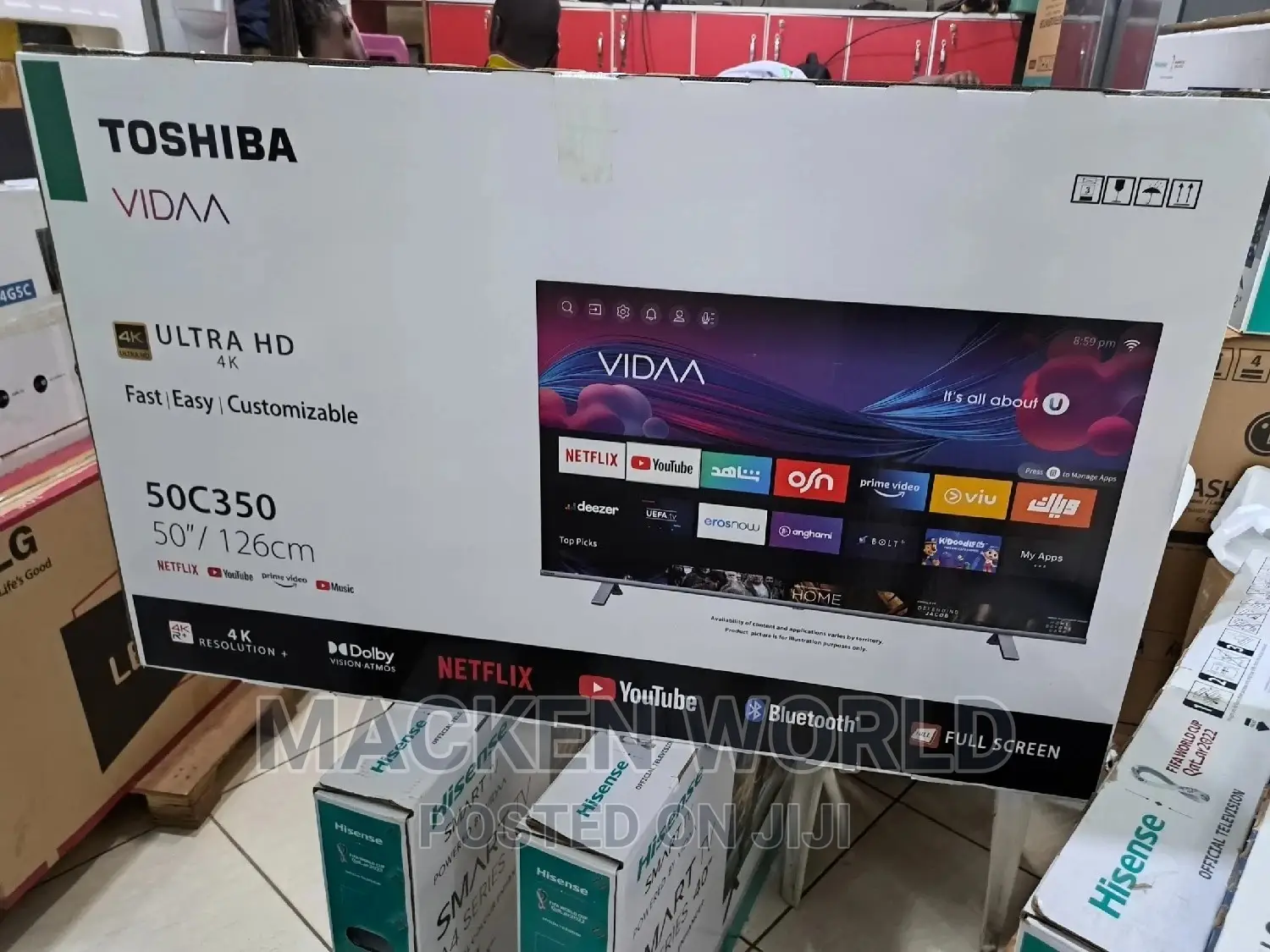 50 Toshiba Smart UHD TV New