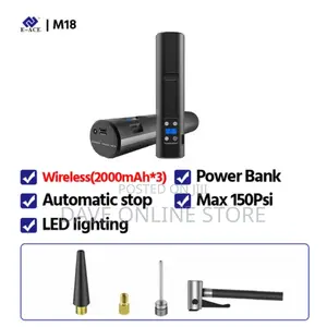 Mini Portable Wireless Car Air Pump.
