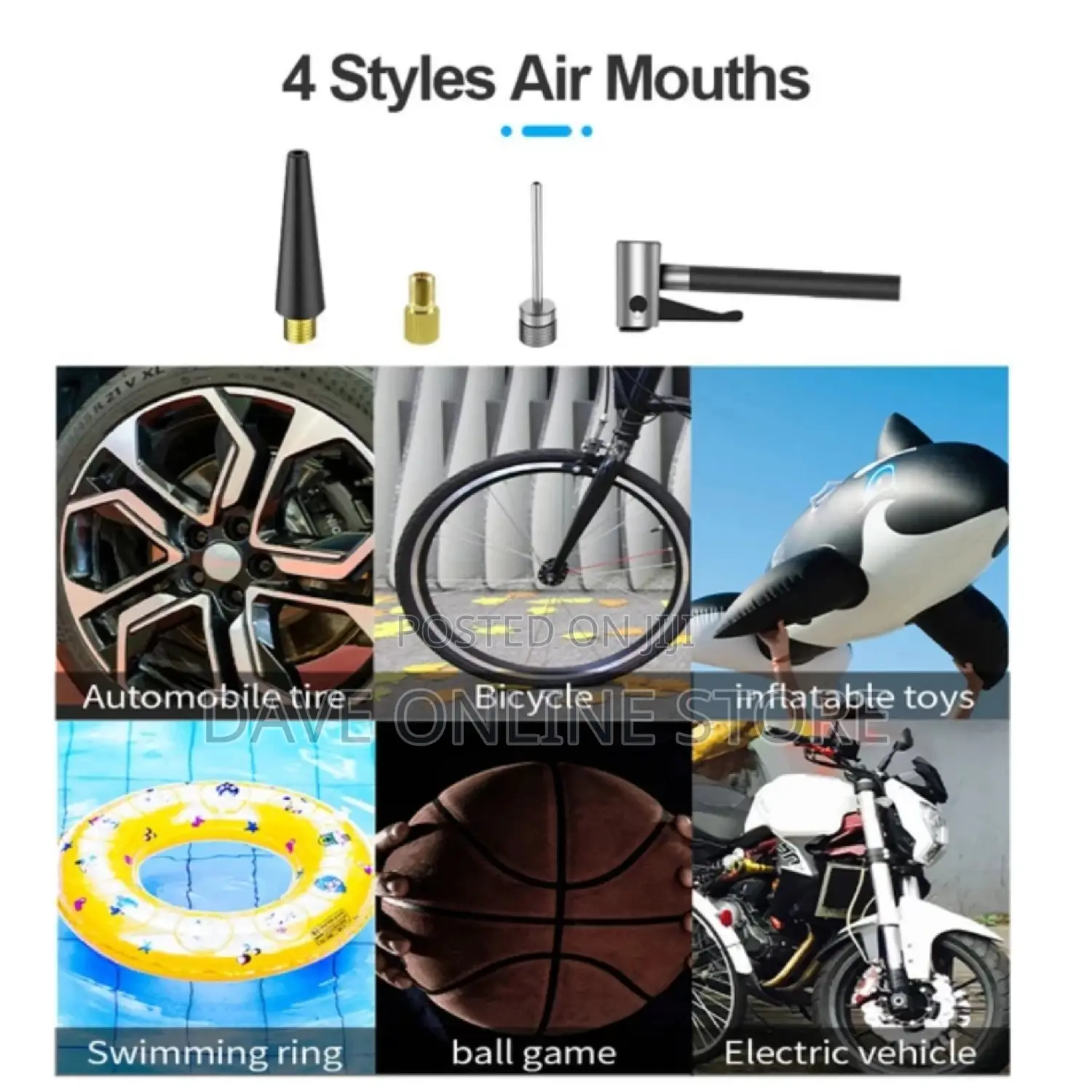 Mini Portable Wireless Car Air Pump.