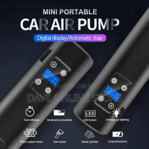 Photo - Mini Portable Wireless Car Air Pump.