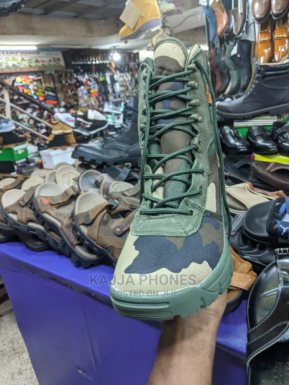 Green Delta Boots