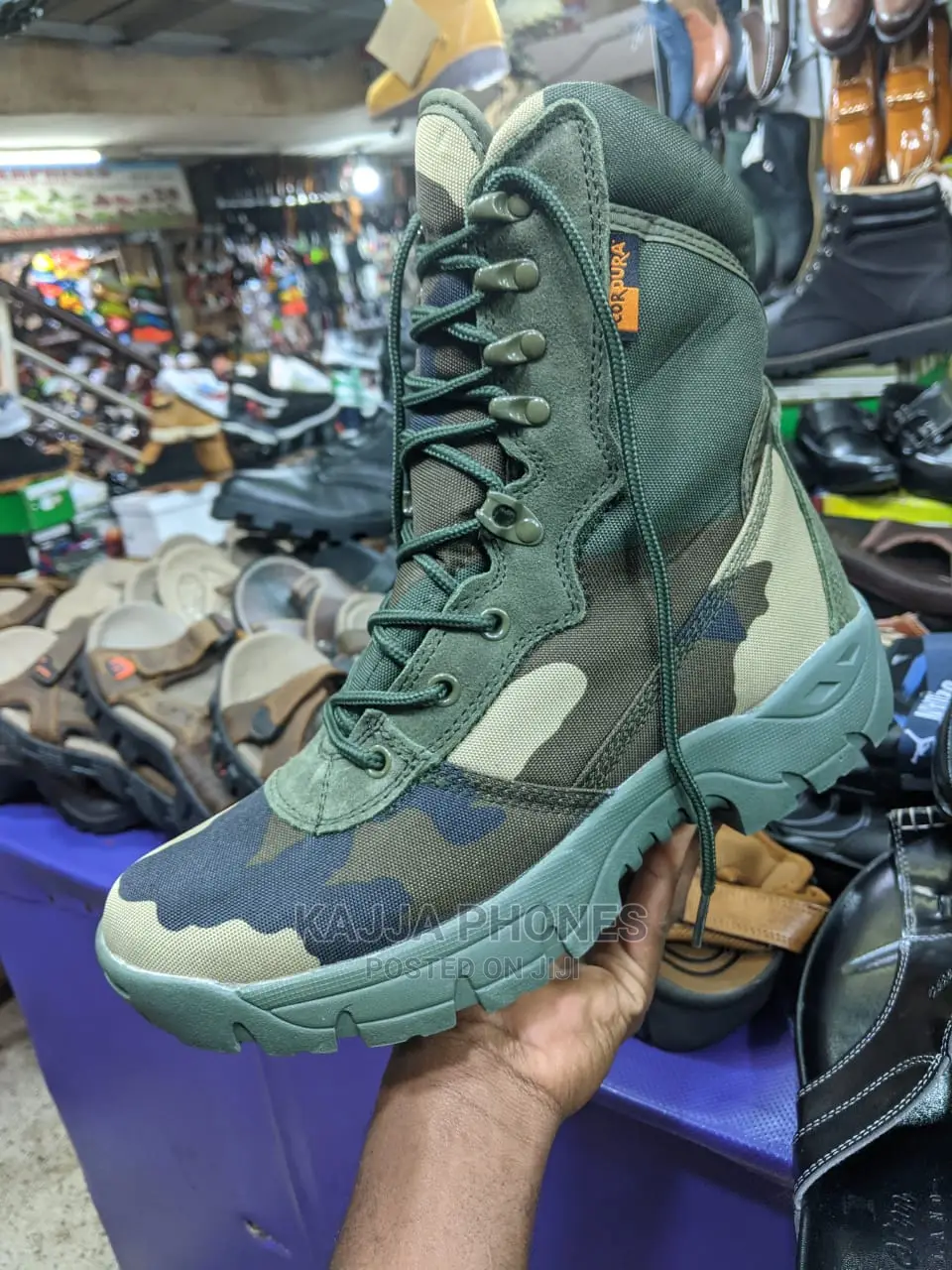 Green Delta Boots