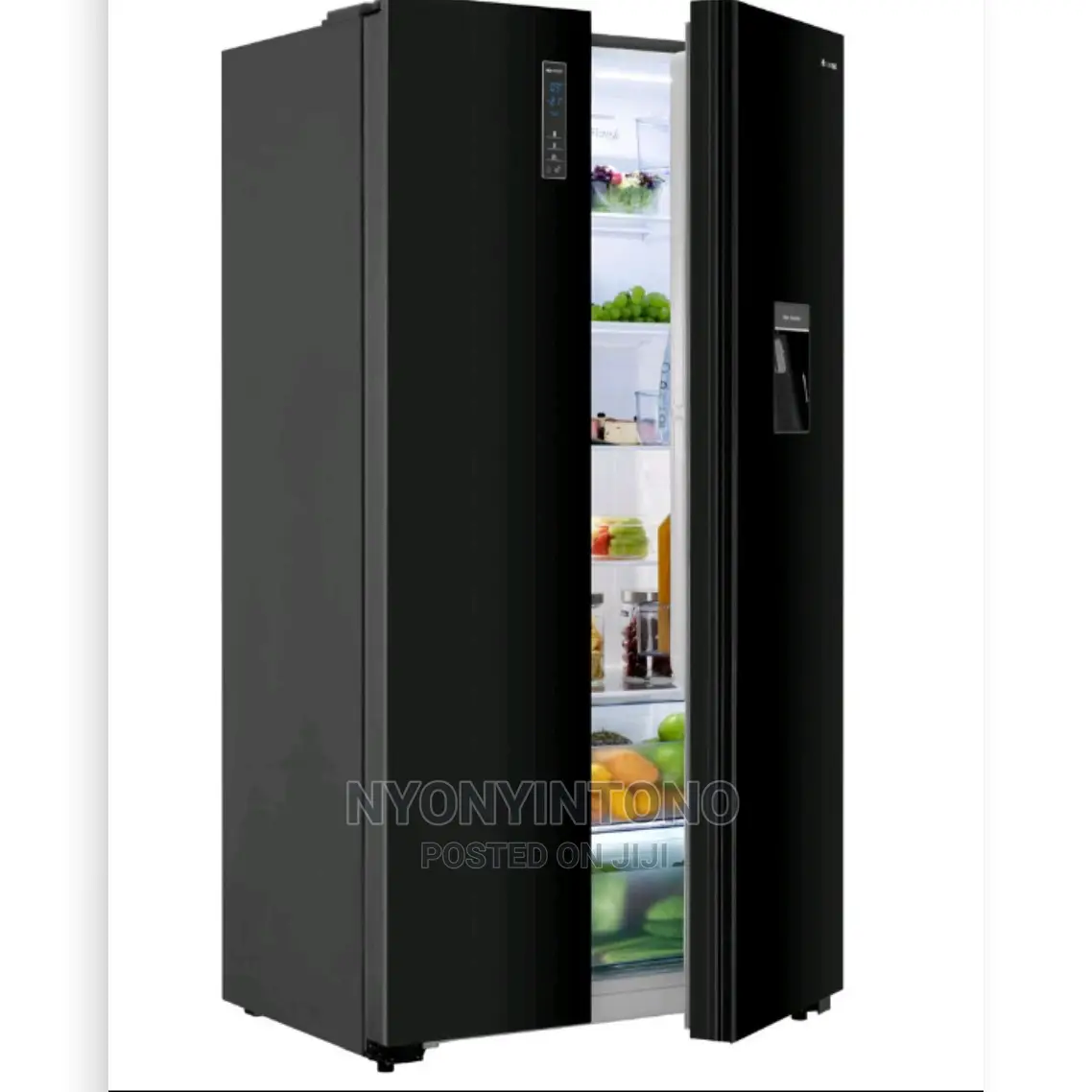 670liters Hisense Fridge With Dispencer and Glassfinish