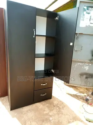 White Double Door Wardrobe 3*6 Feet