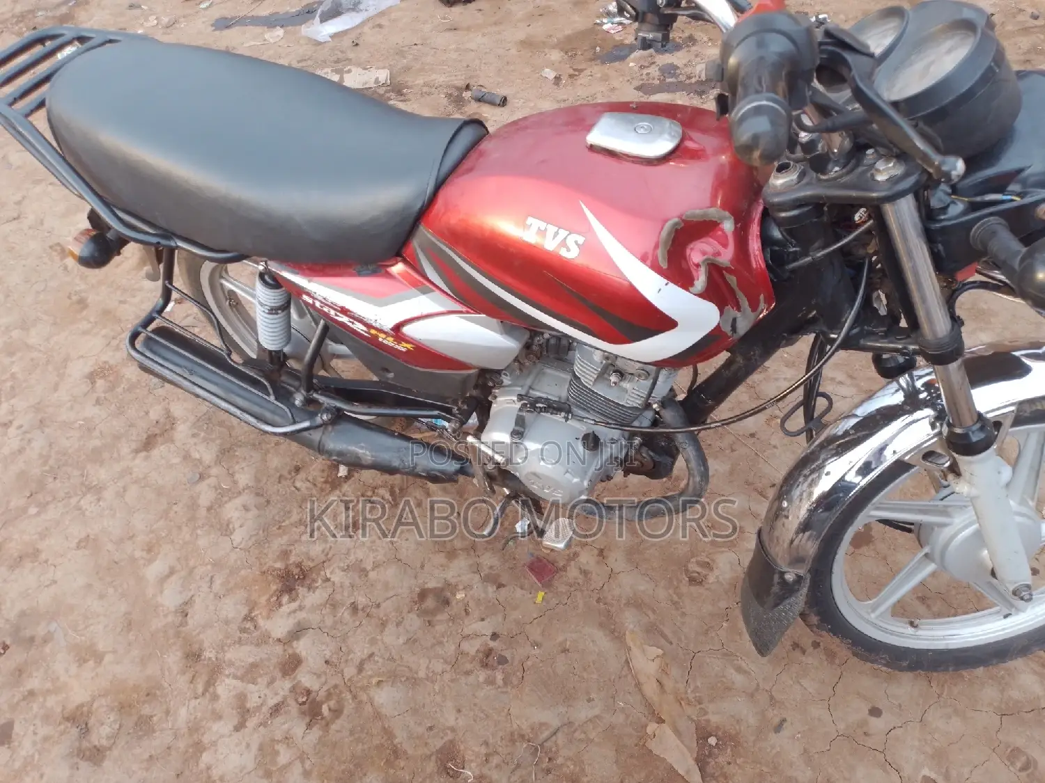 TVS HLX 125 2019 Red