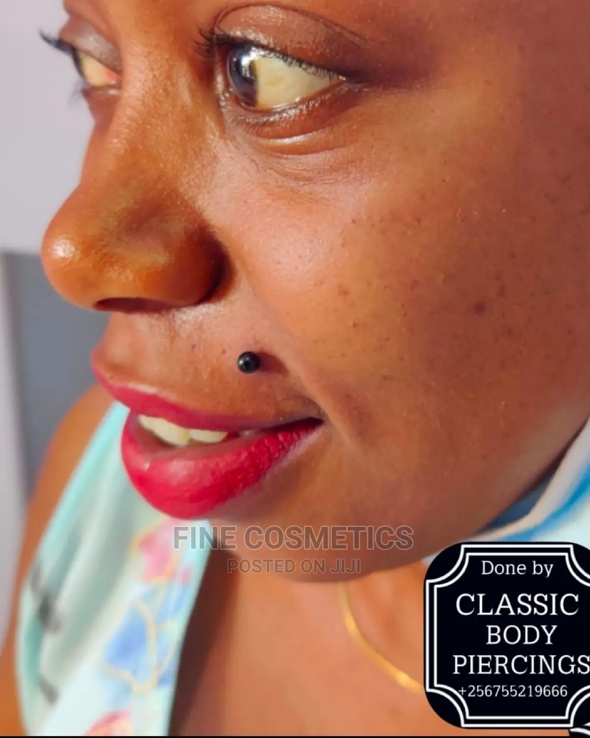 LIP PIERCING Kampala Uganda Monroe Piercing, Labret Piercing