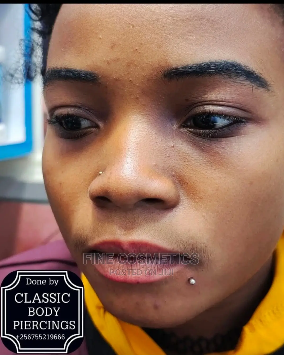 LIP PIERCING Kampala Uganda Monroe Piercing, Labret Piercing