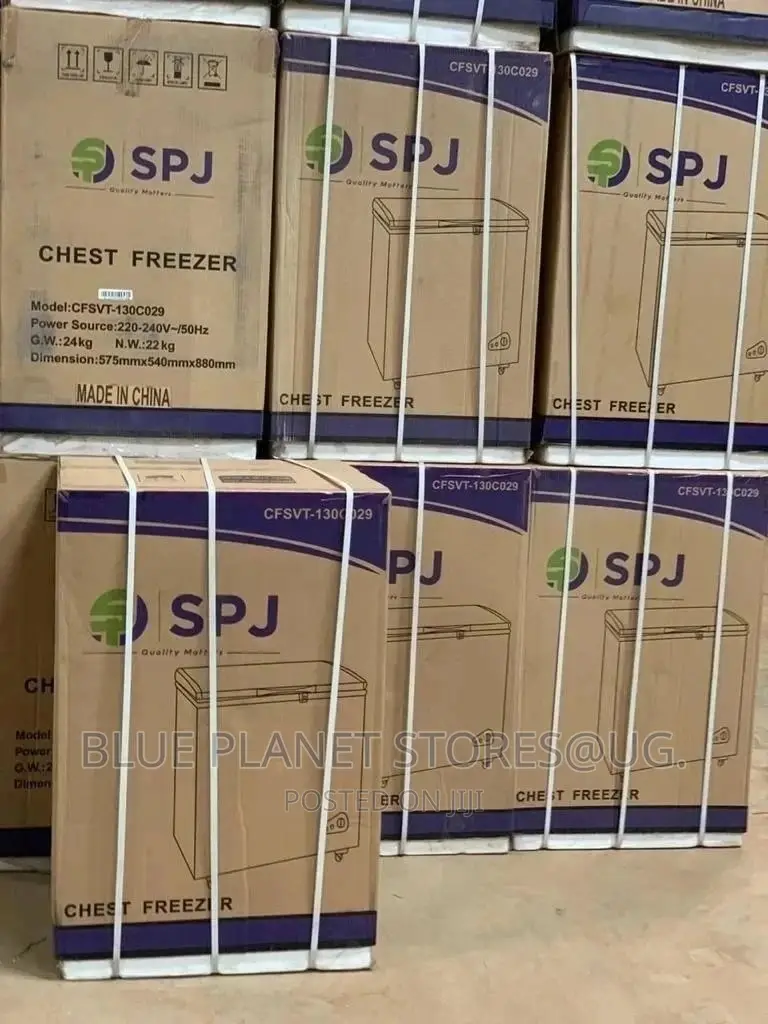 SPJ 130litres Chest/Deep Freezers || CFSVT-130C029