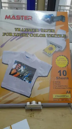 Transfer Paper for Light Color Fabric