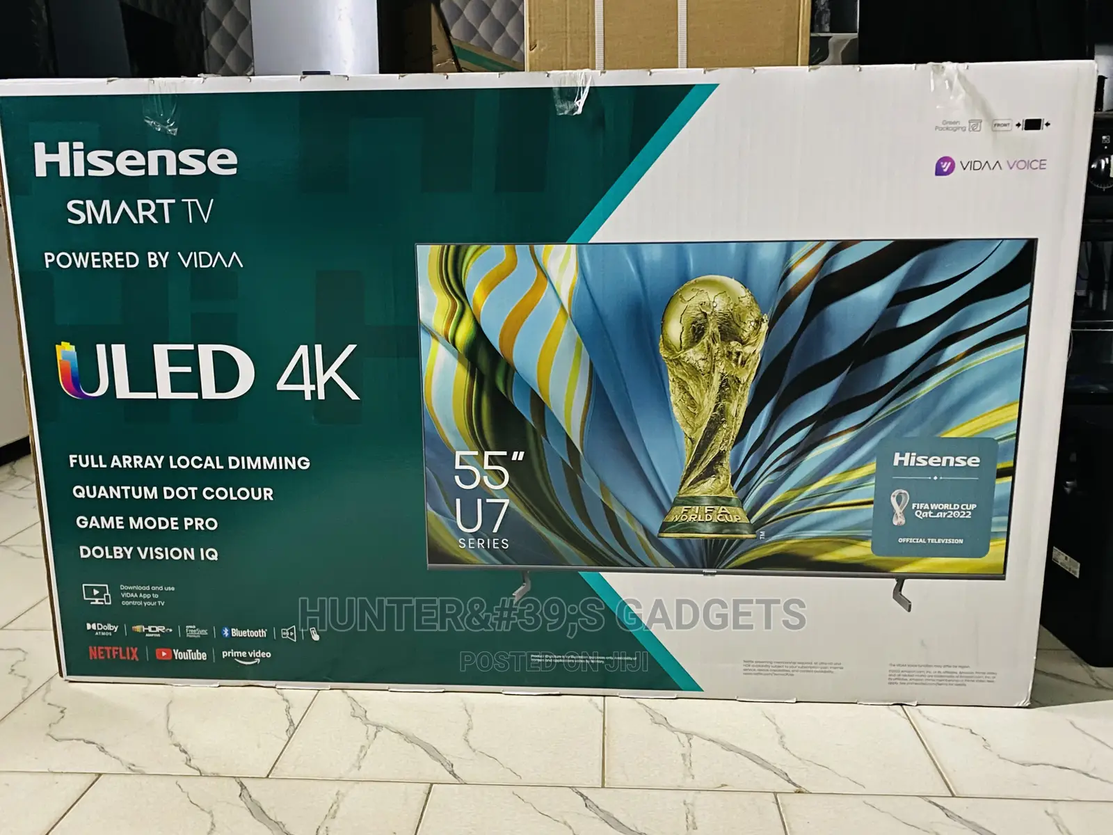 Hisense 55inch Uled Quantum Dot Tv Smart High End Tv