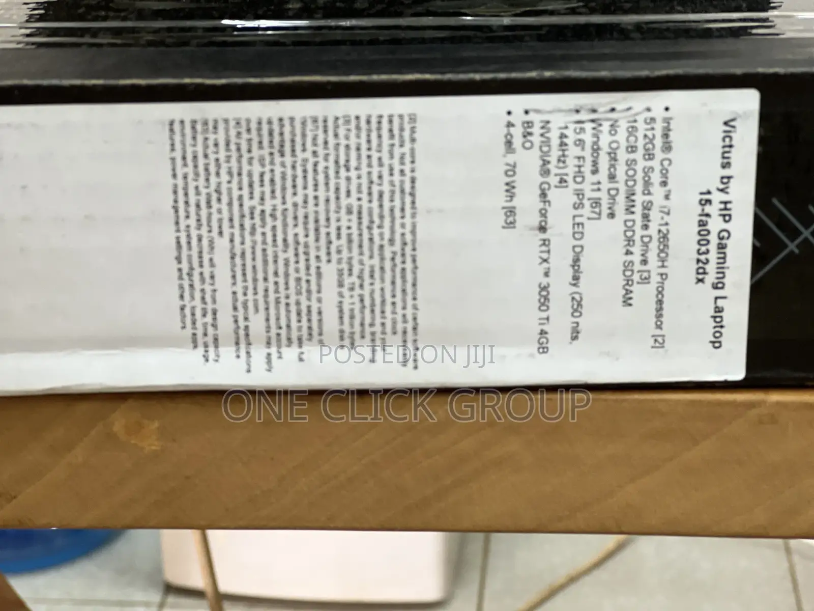 New Laptop HP Victus 16 16GB Intel Core I7 SSHD (Hybrid) 512GB
