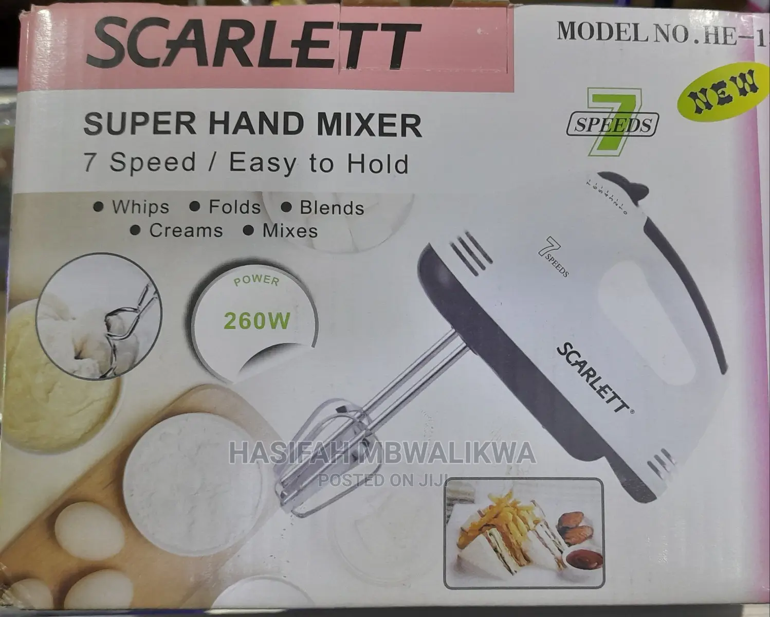 Scarlett Electric Hand Mixer